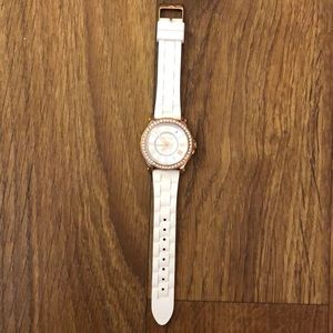 Juicy Couture white silicone watch